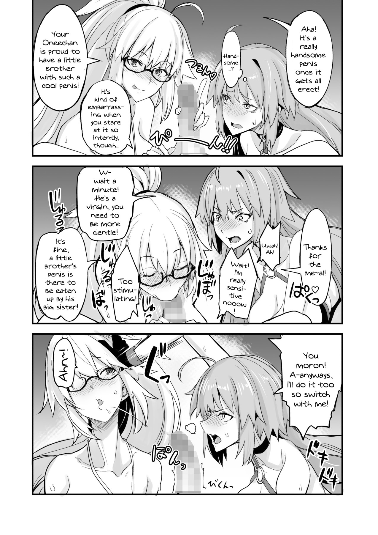 Hentai Manga Comic-W Jeanne vs Master-Read-9